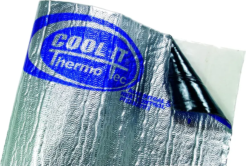 Thermo-Tec 14610 Heat & Sound Suppressor Film – 24" X 36", Silver, 2000°F Rated 1